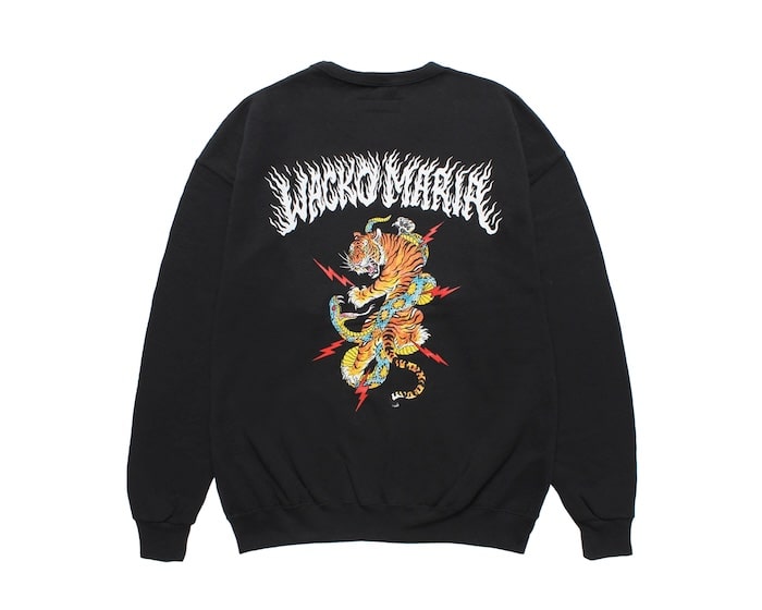 WACKO MARIA TIM LEHI / CREW NECK SWEAT SHIRT ( TYPE-1 )