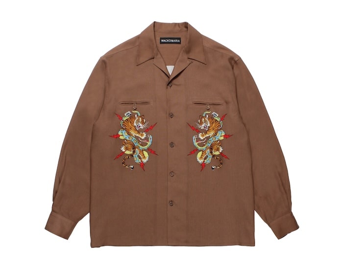 WACKO MARIA TIM LEHI / HAWAIIAN SHIRT L/S