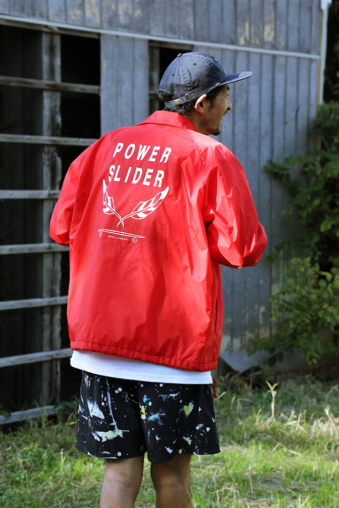 チャレンジャーコーチジャケット赤