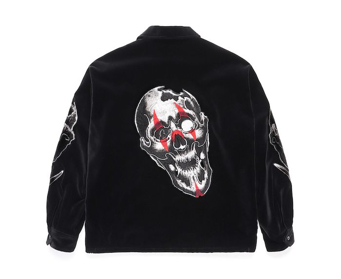 OLD スタジャン / バック刺繍 / 90s マリア WACKOMARIA 舐達麻 9周年