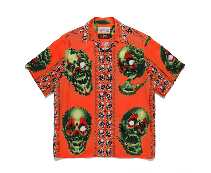 56 ファッション wacko 56 tattoo 長袖 アロハ シャツ