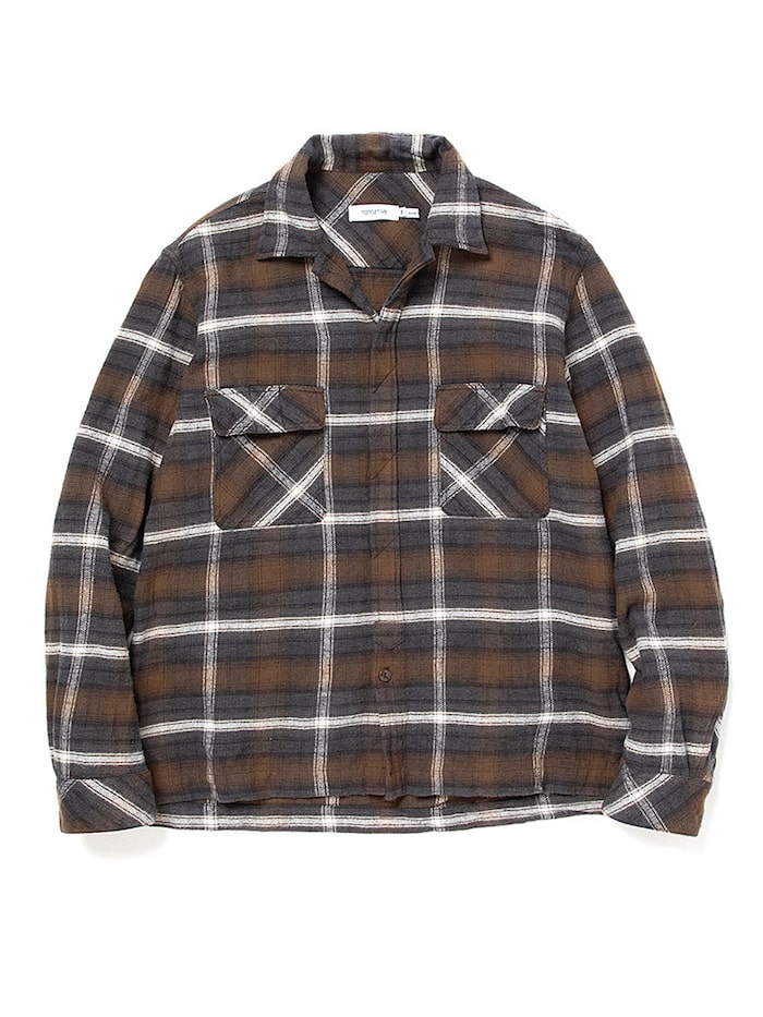 nonnative オリジナルオンブレチェック柄のコットンツイル素材シャツ nonnative オリジナルオンブレチェック柄のコットンツイル素材シャツ
