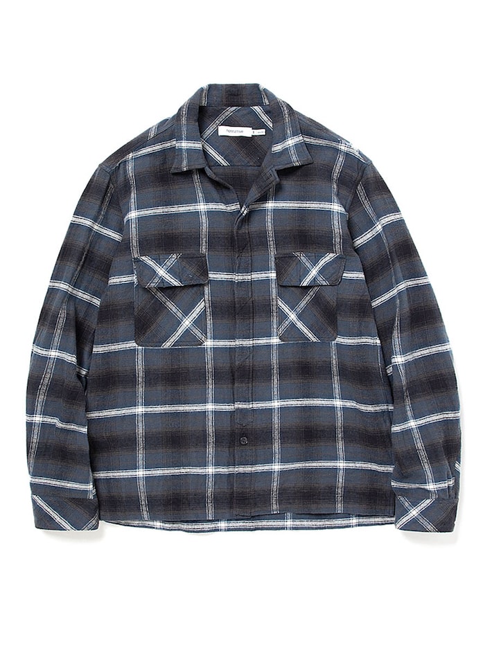 nonnative オリジナルオンブレチェック柄のコットンツイル素材シャツ