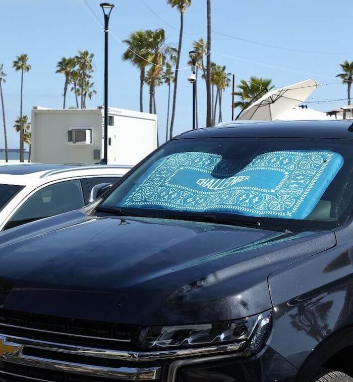 CHALLENGER/BANDANA SUNSHADE（NAVY）