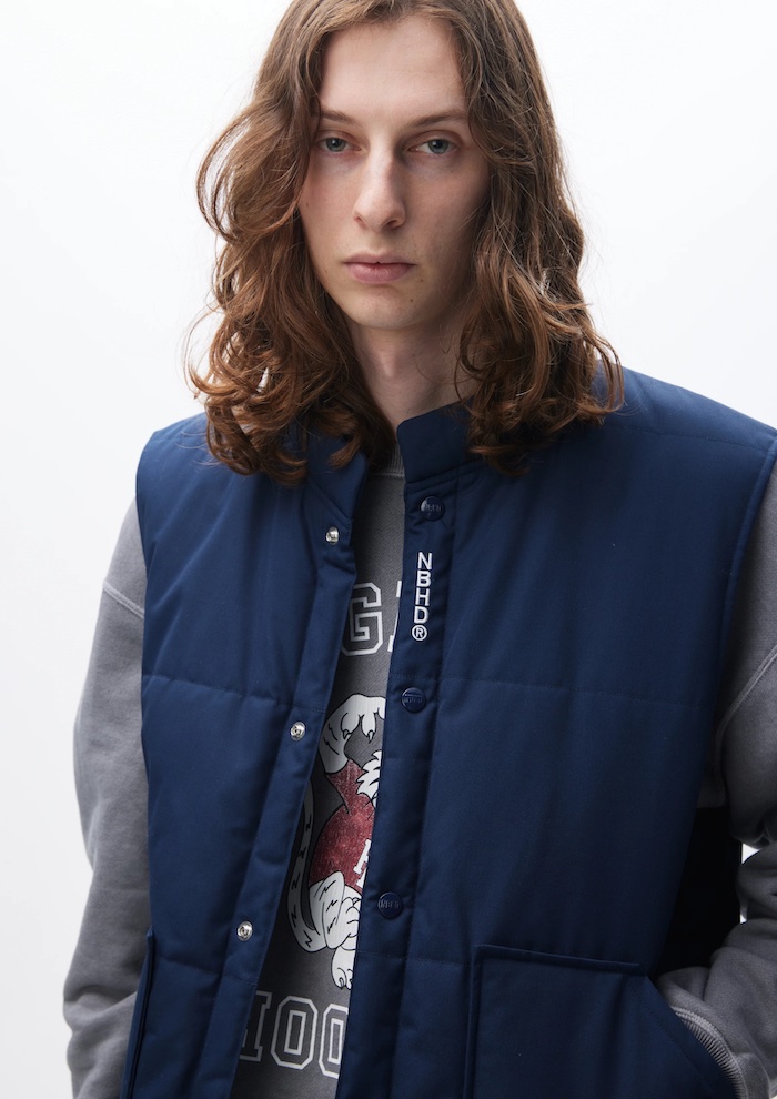NEIGHBORHOOD PADDED TRACKER VEST ネイビー ネイバーフッド