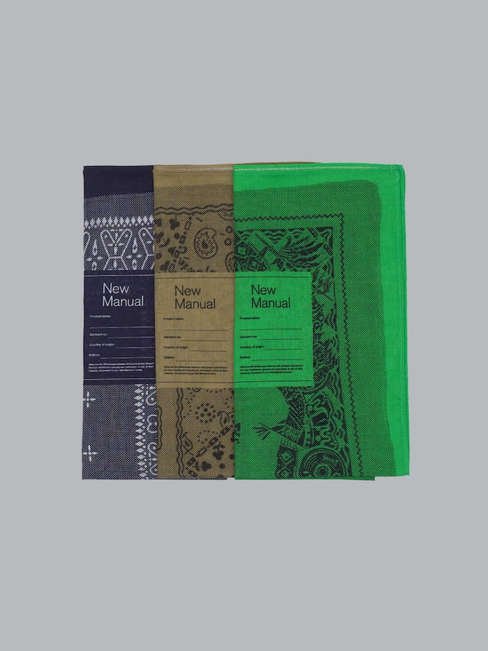 New Manual ”PACK” 3P BANDANA