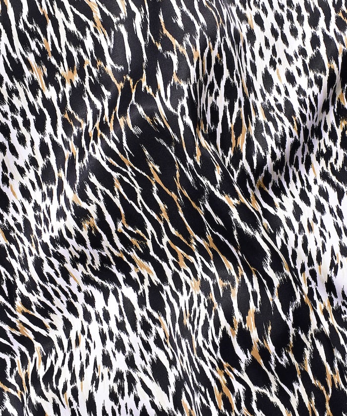 MINEDENIM(マインデニム)｜Leopard RC.Satin Rib Zip Blouson｜正規 