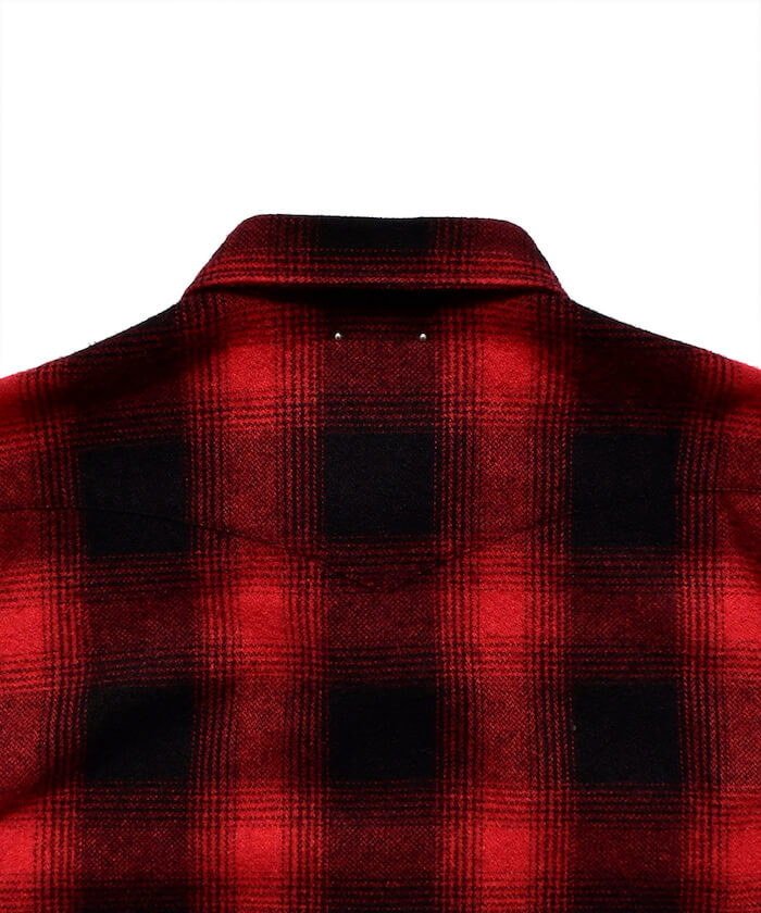 トップス MINEDENIM Ombre Check L.Western SH 楽天市場】[SALE]MINEDENIM : Distortion Ombre Check L.Western