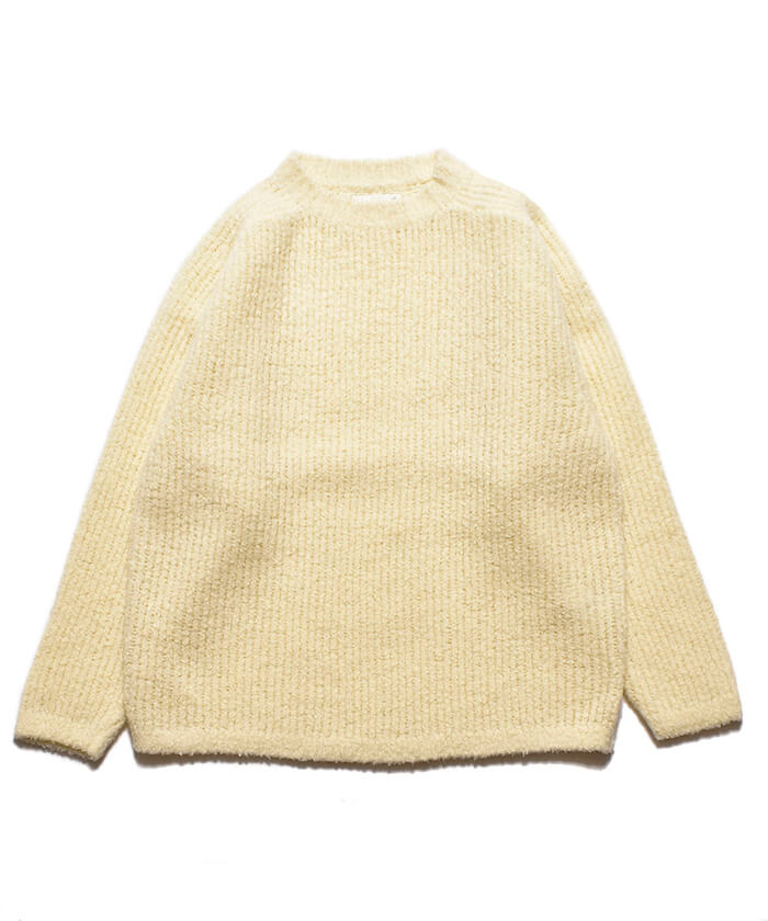 マインデニムMoleyarnKnit Mockneck Big Pullover MINEDENIM(マインデニム)｜Moleyarn Knit Mockneck Big Pullover