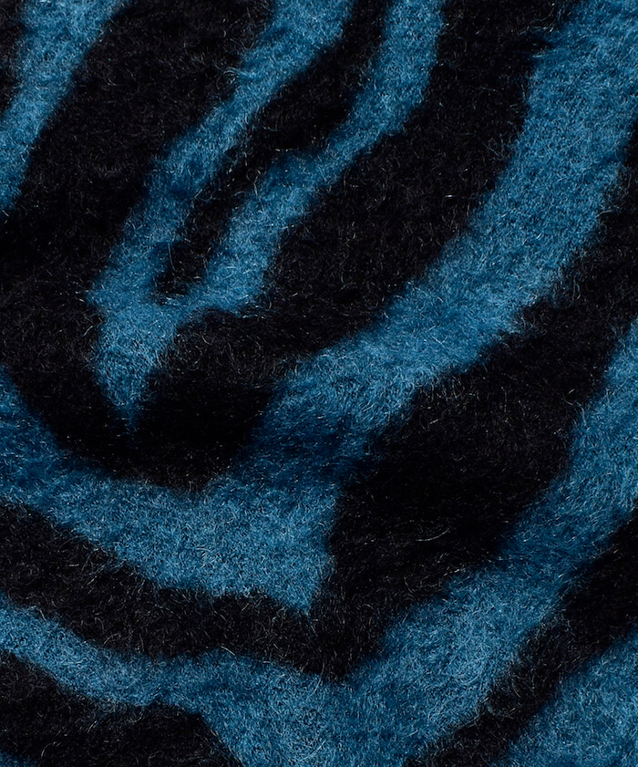 minedenim　ゼブラモヘアニット　サイズ2 MINEDENIM(マインデニム)｜Zebra Mohair Knit Crewneck Pullover