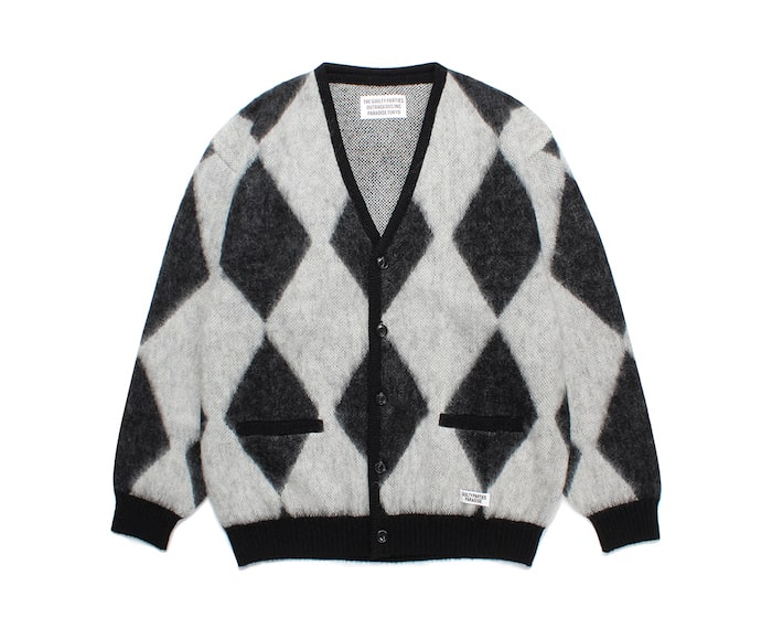 WACKO MARIA(ワコマリア)｜DIAMOND MOHAIR CARDIGAN ｜正規通販