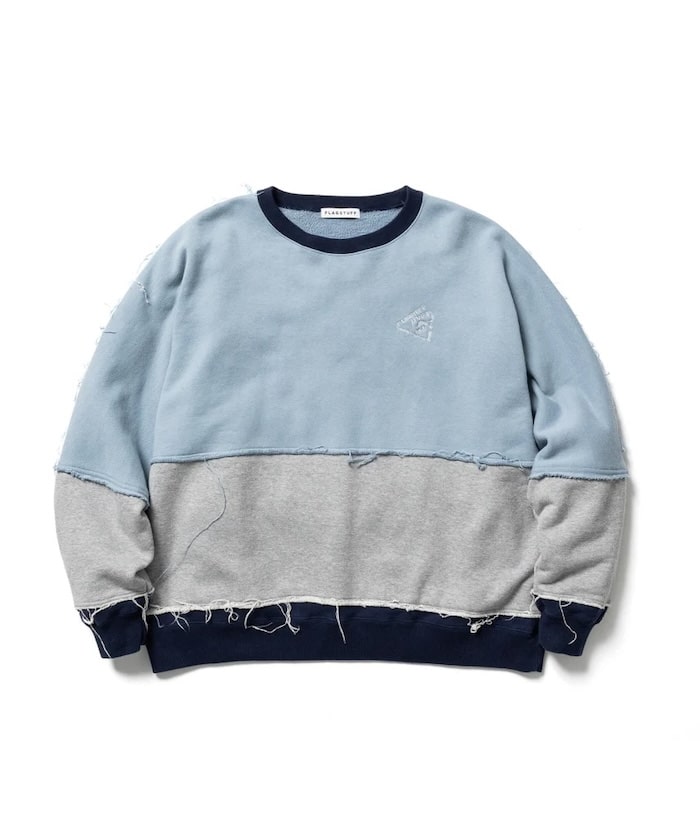 F-LAGSTUF-F MULTI COLOR CUTOFF SWEAT