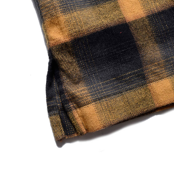 MINEDENIM(マインデニム)｜C.R Flow Ombre Check Open Collar L/S SH