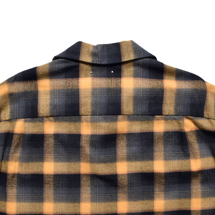 MINEDENIM(マインデニム)｜C.R Flow Ombre Check Open Collar L/S SH