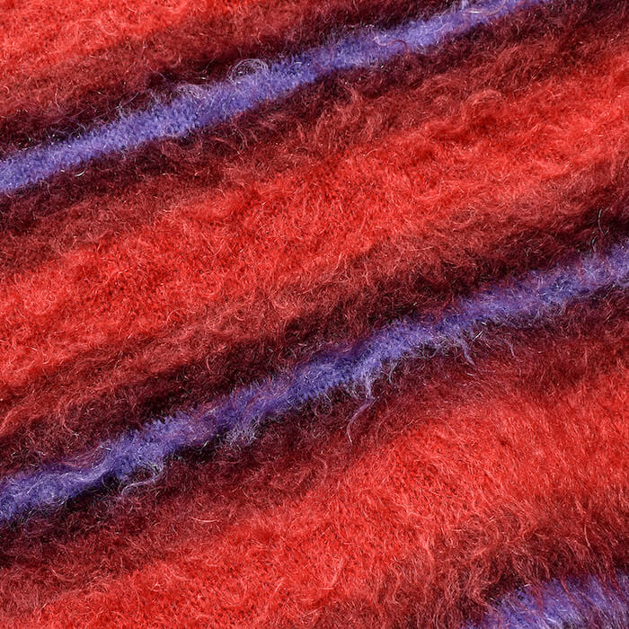 MINEDENIM(マインデニム)｜Blurry Border Mohair Knit Pullover｜正規