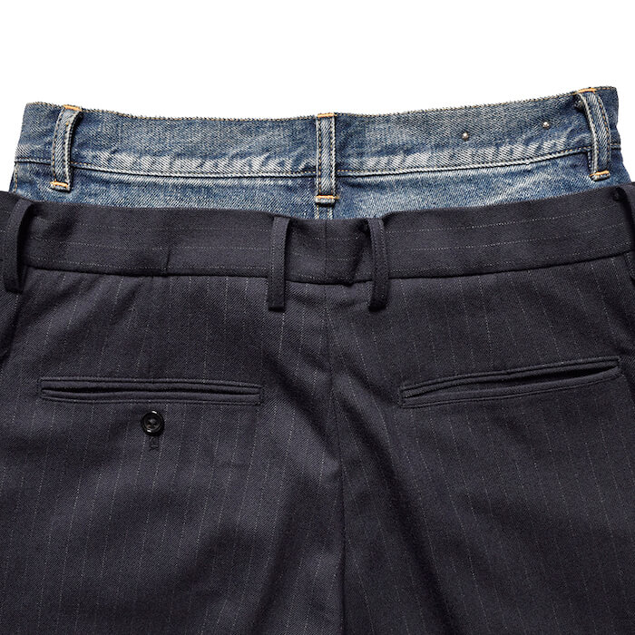 マインデニム　minedenim 46 E.F Wool Tapered TRS MINEDENIM(マインデニム) / E. F Wool Wide TRS | 公式通販