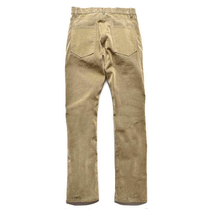 MINEDENIMマインデニムベルベットデニムスリムフレア5ポケット 32インチ