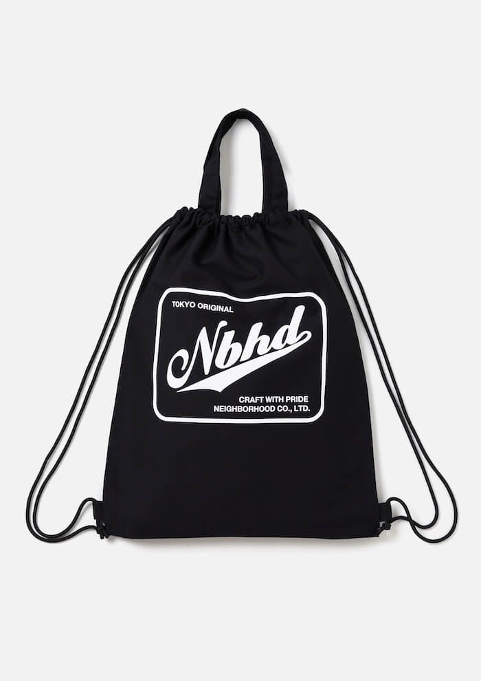 NEIGHBORHOOD(ネイバーフッド)｜LOGO DRAWSTRING TOTE BAG｜正規通販 