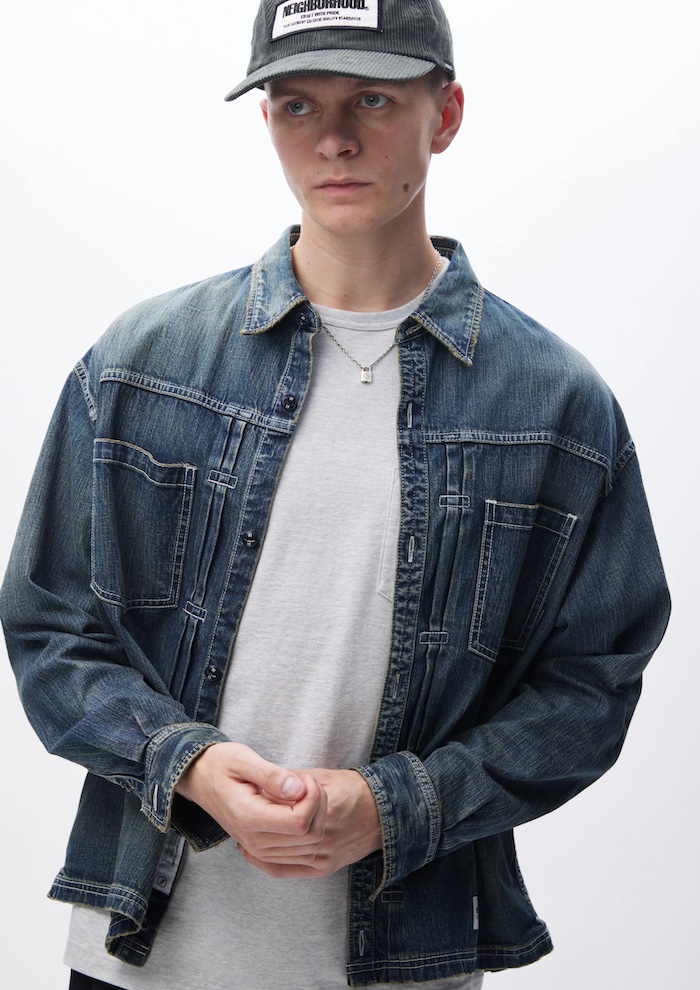 NEIGHBORHOOD(ネイバーフッド)｜WASHED DENIM SHIRT LS｜正規通販取扱 