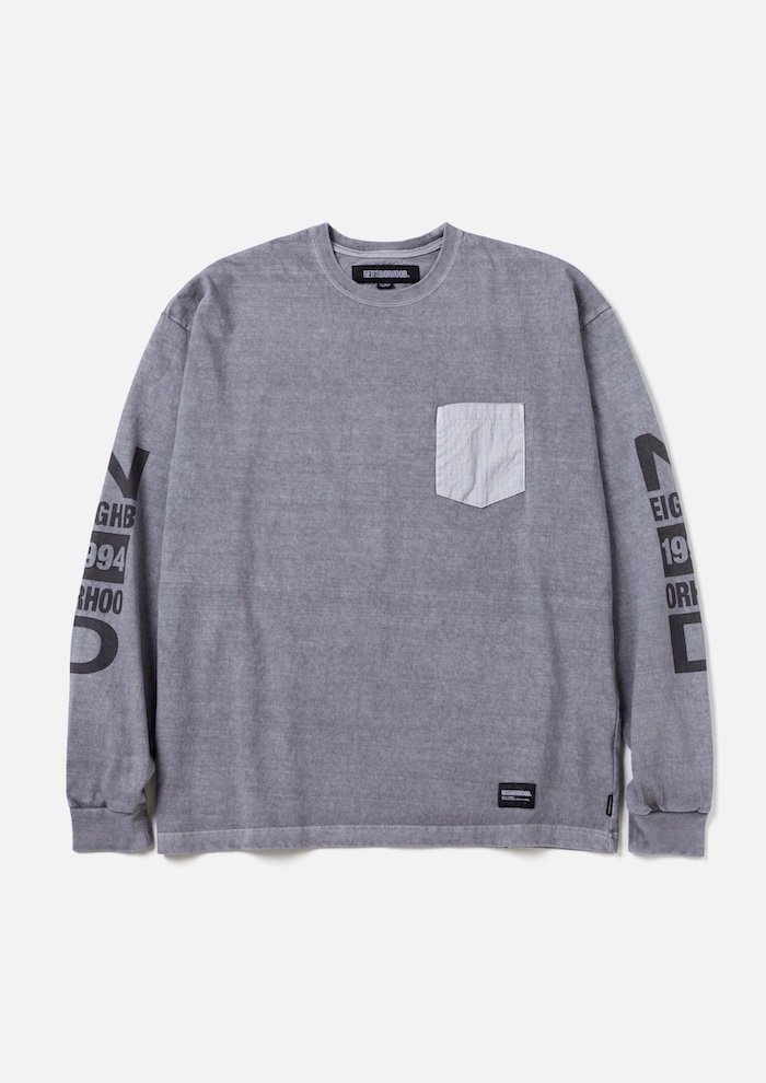 NEIGHBORHOOD(ネイバーフッド)｜PIGMENT DYED CREWNECK LS｜正規通販 