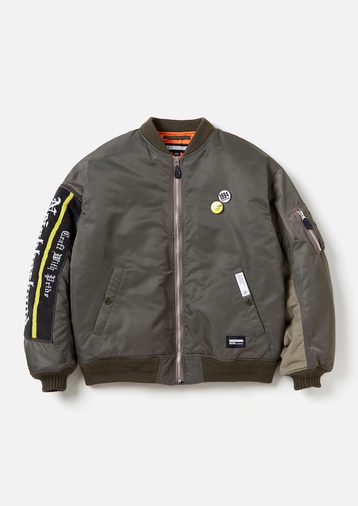 NEIGHBORHOOD(ネイバーフッド)｜MA-1 FLIGHT JACKET MOD｜正規通販取扱  