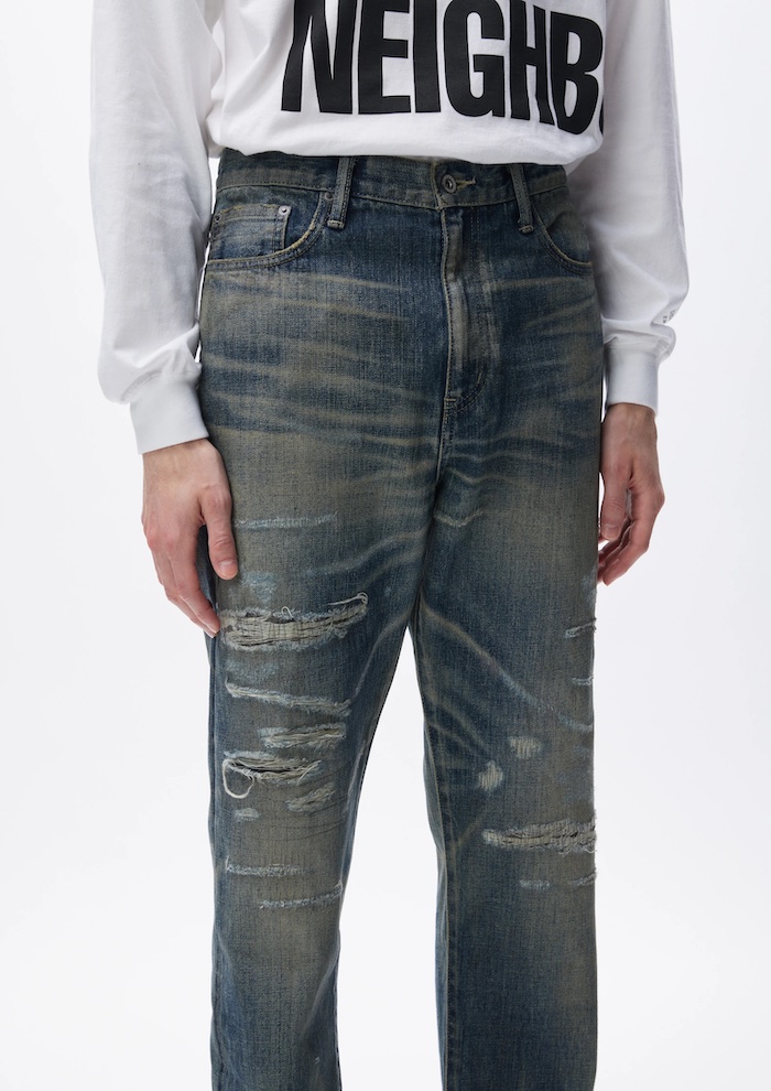 NEIGHBORHOOD(ネイバーフッド)｜NSAVAGE DENIM DP MID PANTS｜正規通販 
