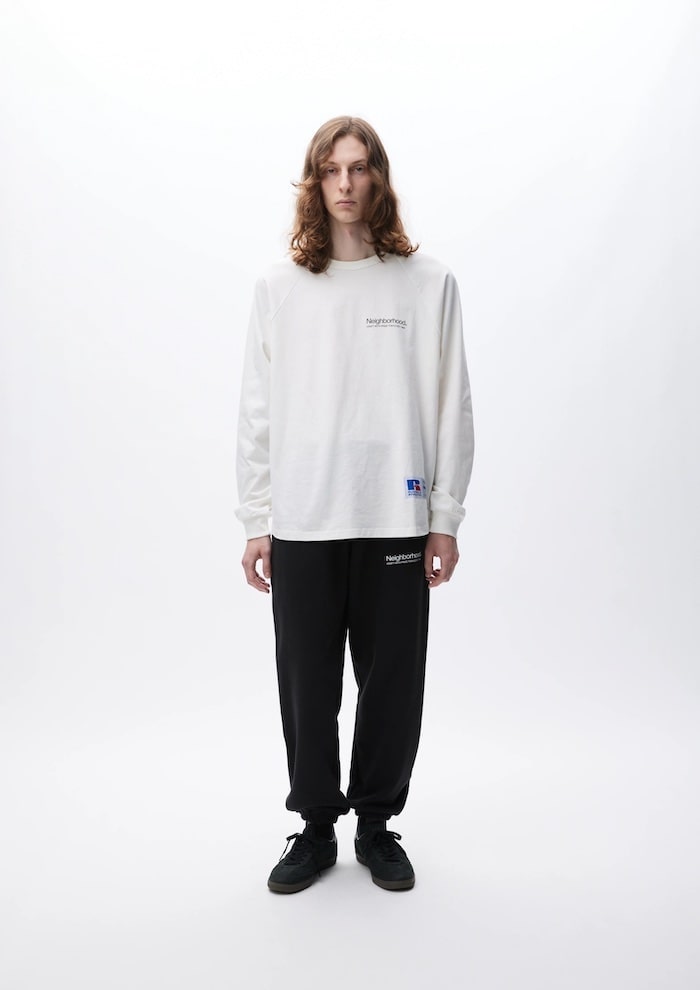 NEIGHBORHOOD NH X RUSSELL ATHLETIC . SWEATSHIRT LS ネイバーフッド  