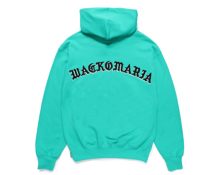 WACKO MARIA◆MIDDLE WEIGHT PULLOVER HOODED SWEAT SHIRT 人気 MIDDLE WEIGHT PULLOVER HOODED SWEAT SHIRT #BURGUNDY [23FW