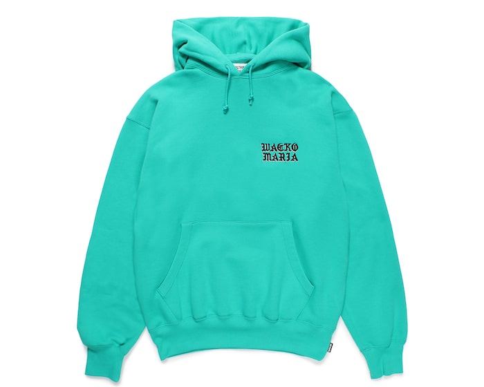 WACKO MARIA◆MIDDLE WEIGHT PULLOVER HOODED SWEAT SHIRT 人気 Wacko Maria Middle Weight Pullover Hooded Sweatshirt | Black