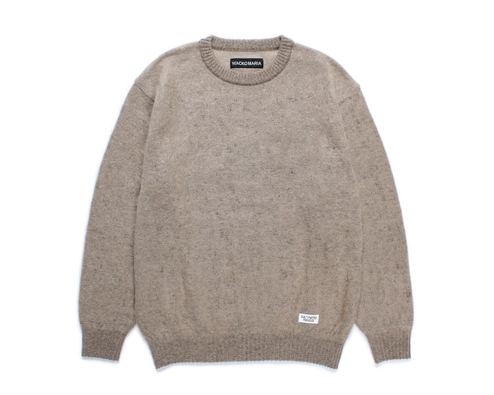 トップス WACKO MARIA MOHAIR CREWNECK SWEATER WACKO MARIA ワコマリア MOHAIR CREW NECK SWEATER モヘア