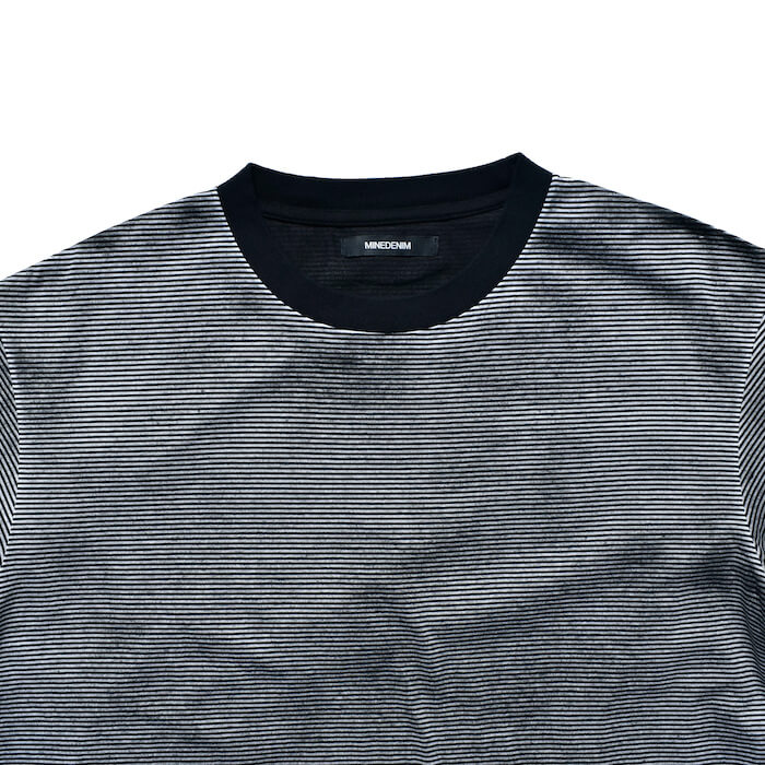 Seepage Border Crewneck Tシャツ MINEDENIM 185126704_o2.jpg?