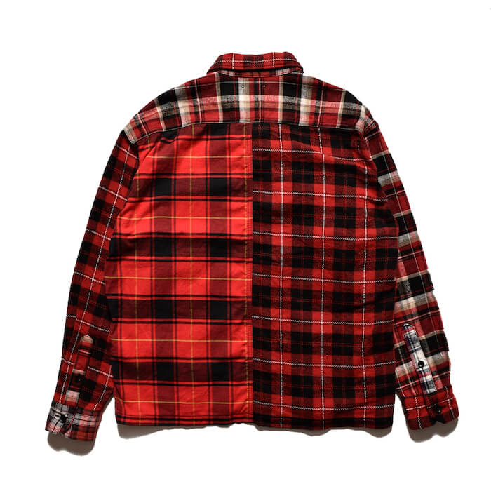 MINEDENIM(マインデニム)｜V.Flannel Plaid Crazy Pattern Shirt｜正規 