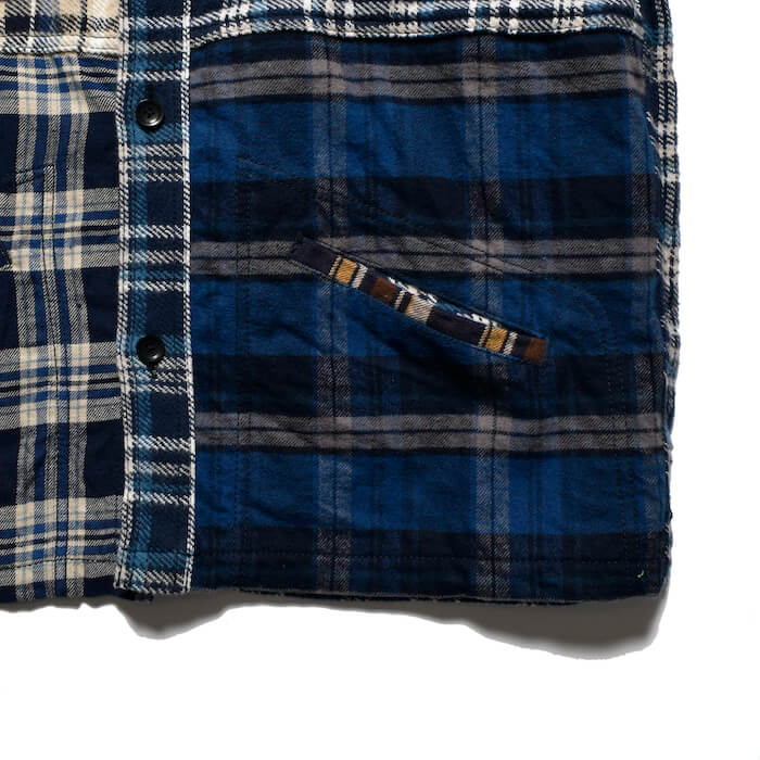 トップス V.Flannel Plaid Crazy Pattern Shirt JKT V.Flannel Plaid Crazy Pattern Shirt JKT – Roots Bonds ONLINE STORE