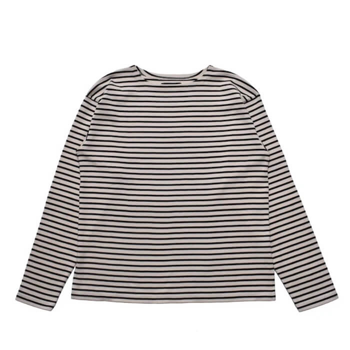 MINEDENIM(マインデニム)｜Marine Border Boatneck L/S T-SH｜正規通販