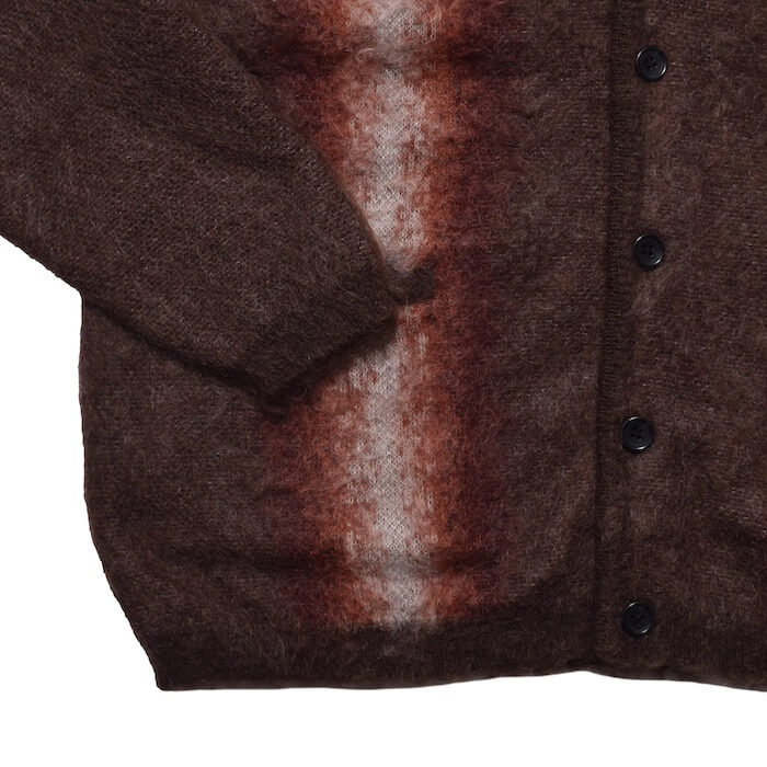 トップス MINEDENIM Zebra Mohair Knit MINEDENIM - Zebra Mohair Knit Crewneck Pullover / 2310-6002