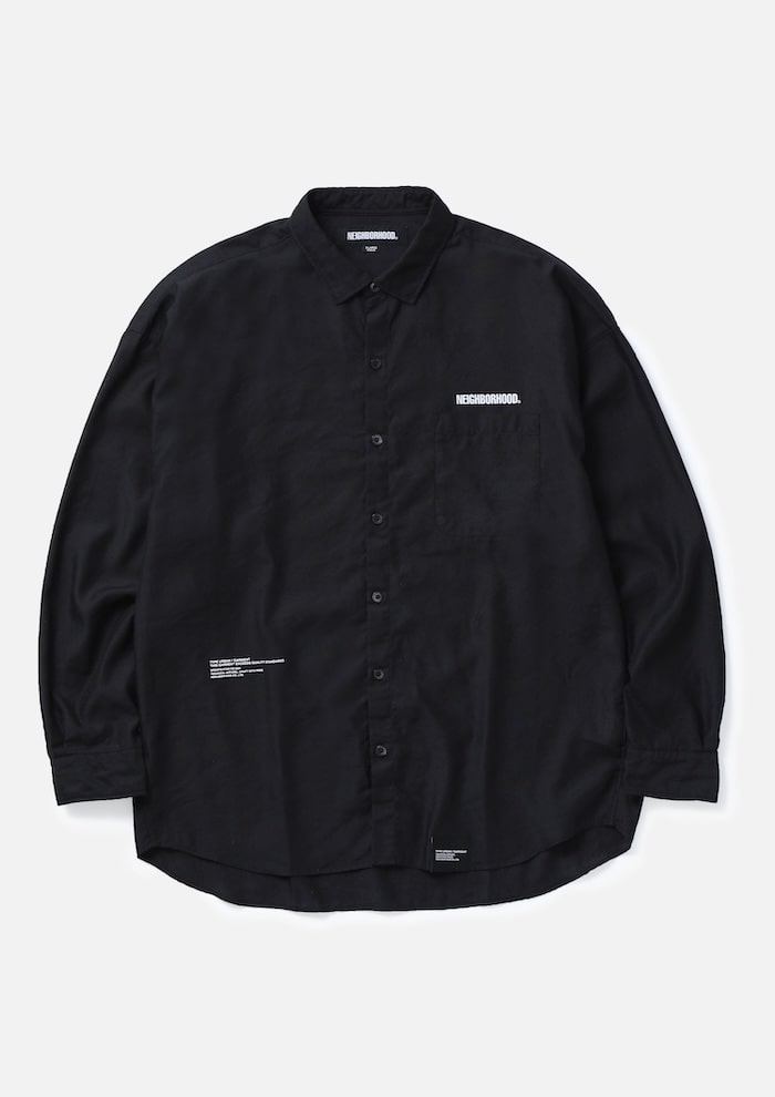 NEIGHBORHOOD OVER SHIRT SS ブラック OVER SHIRT SS
