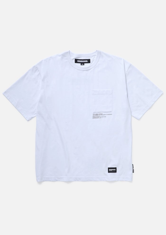 NEIGHBORHOOD SHELTECH CREWNECK SS ホワイト M NEIGHBORHOOD - Neighborhood SHELTECH-P CREWNECK SS M 白の