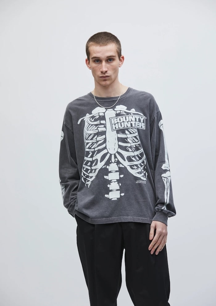 NH X BOUNTY HUNTER . TEE LS-1 ロンT XL 最安 NEIGHBORHOOD(ネイバーフッド)｜NH X BOUNTY HUNTER . TEE LS-1