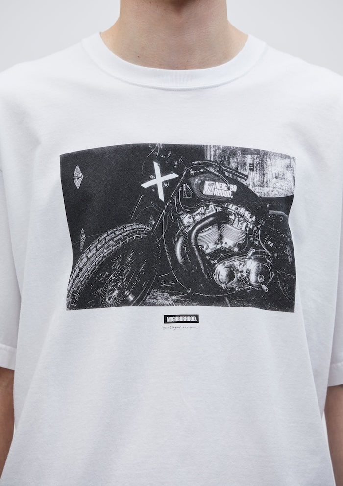 トップス NEIGHBORHOOD OSAMU NAGAHAMA TEE SS-6 NEIGHBORHOOD OSAMU NAGAHAMA TEE SS-6 M