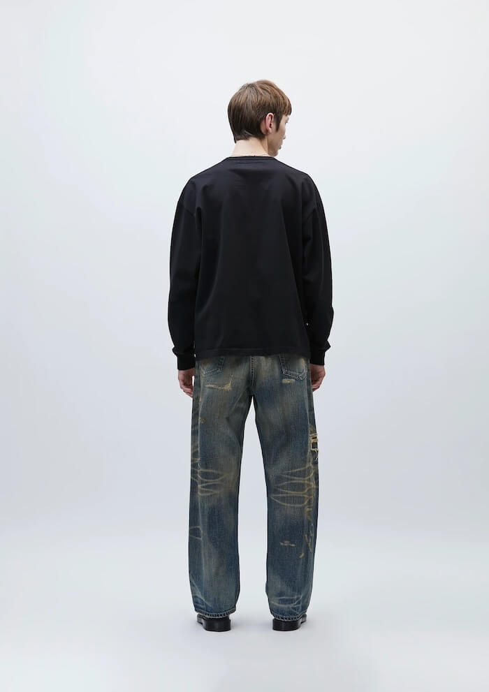 パンツ NEIGHBORHOOD SAVAGE DENIM DP WIDE M NEIGHBORHOOD(ネイバーフッド)｜SAVAGE DENIM DP WIDE PANTS