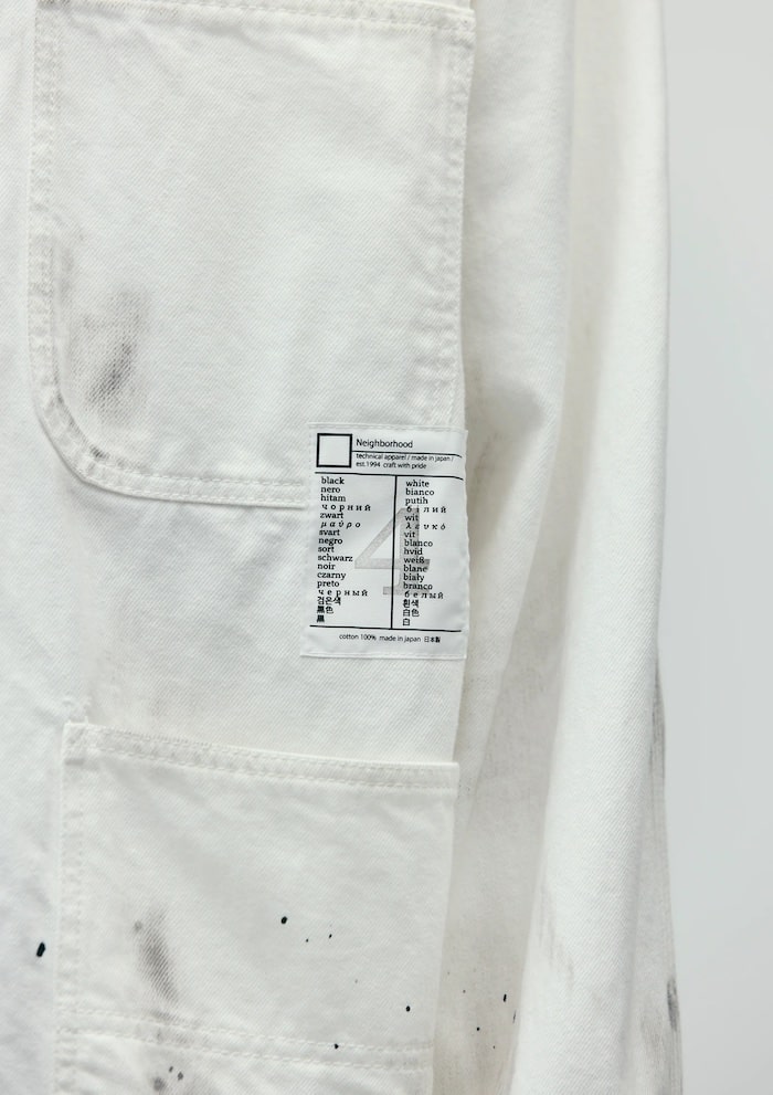 NEIGHBORHOOD(ネイバーフッド)|BW . WASHED COVERALL JACKET|正規 NEIGHBORHOOD(ネイバーフッド)|BW . WASHED COVERALL JACKET|正規