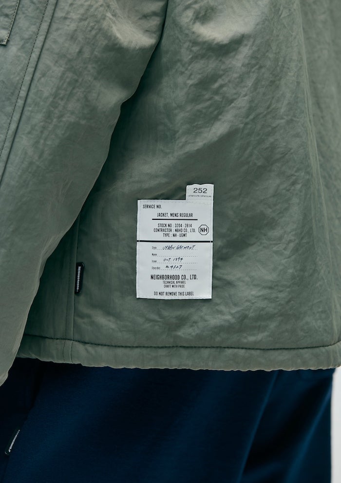 NEIGHBORHOOD(ネイバーフッド)｜G-8 FLIGHT JACKET｜正規通販取扱店 In