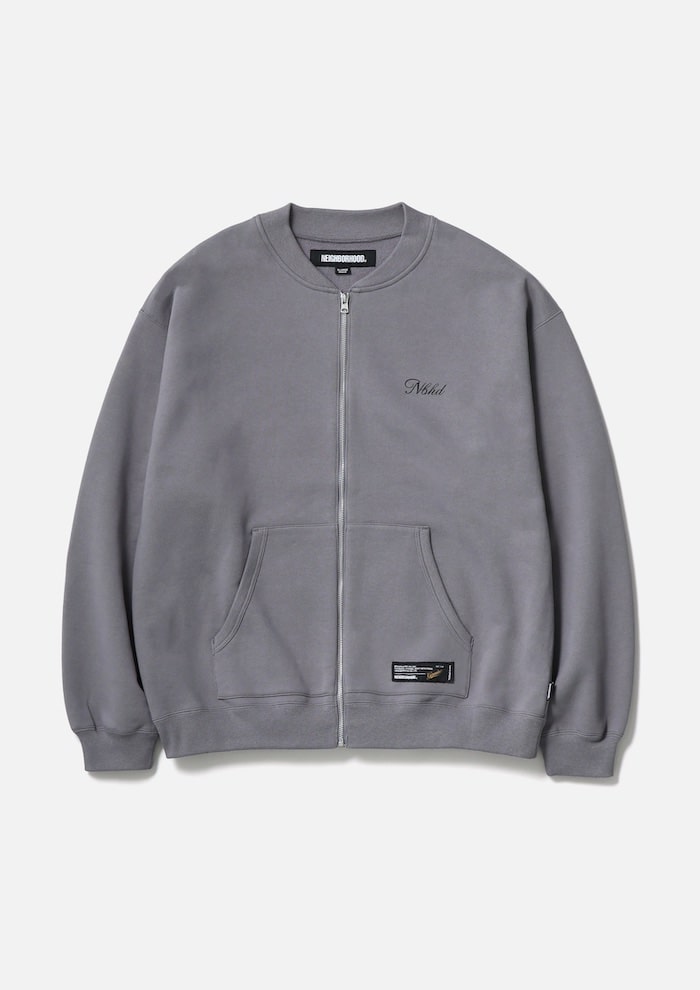 NEIGHBORHOOD(ネイバーフッド)｜PLAIN SWEAT ZIP JACKET LS｜正規通販 