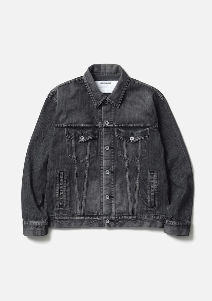 ジャケット・アウター NEIGHBORHOOD WASHED DENIM TYPE-4 JACKET Buy Neighborhood Washed Denim Type-4 Jacket 'Black