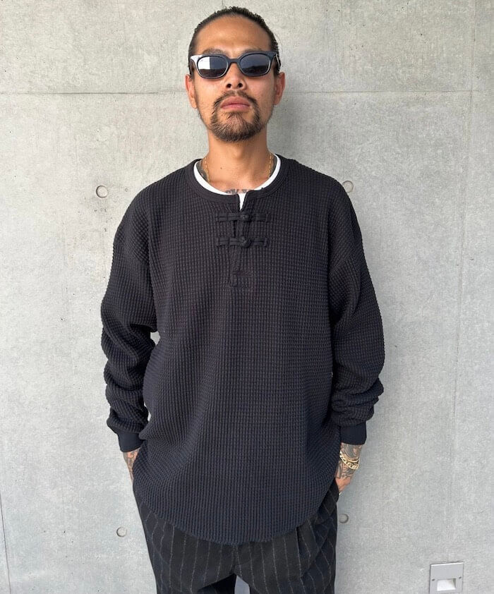 exodus(エクソダス)｜ORIENTAL HENRY NECK SHIRT ｜正規通販取扱店 In