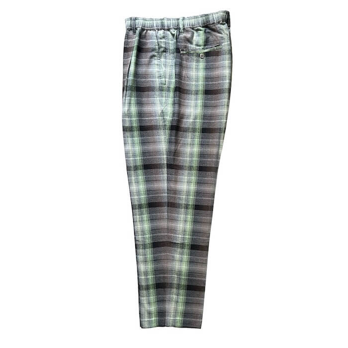 exodus(エクソダス)｜HEAVY WEIGHT RAYON OMBRE CHECK EASY PANTS