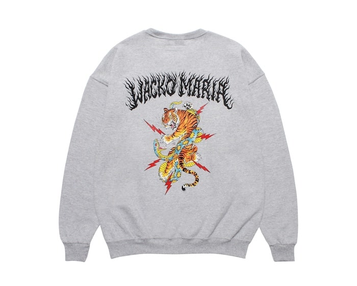 トップス WACKO MARIA TIM LEHI / CREW NECK T-SHIRT WACKO MARIA ワコマリア TIM LEHI / CREW NECK T-SHIRT - CONUR