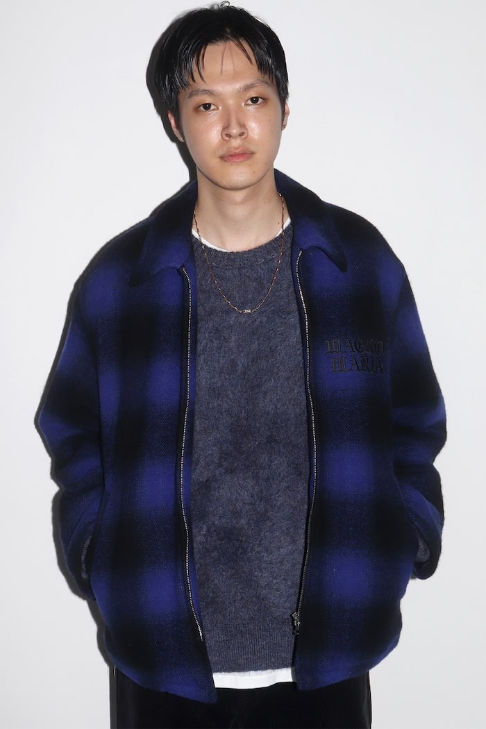 WACKO MARIA MIX MOHAIR ワコマリア　ミックスモヘア WACKO MARIA / MIX MOHAIR CREW NECK SWEATER / kaddish