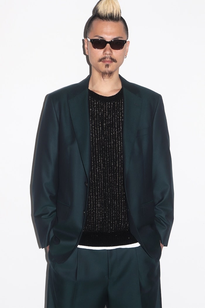 WACKO MARIA(ワコマリア)｜GLITTER CREW NECK SWEATER｜正規通販取扱店