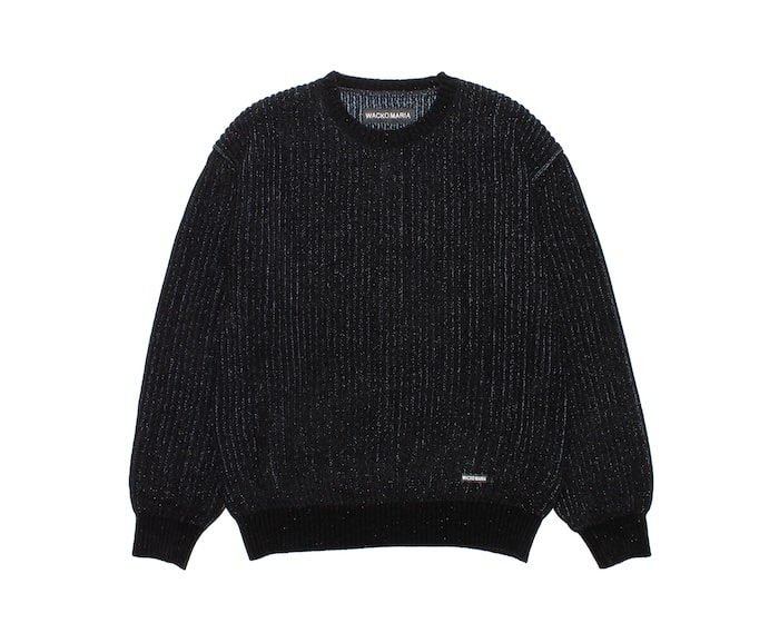 WACKO MARIA(ワコマリア)｜GLITTER CREW NECK SWEATER｜正規通販取扱店
